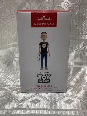 Hallmark Toy Story Sid Phillips Ornament - Black & Blue